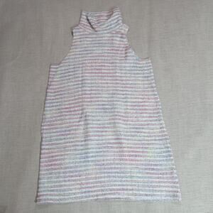 Akemi Kin Dress Womens Small Textured Shift Striped Hipster Mod Anthropologie